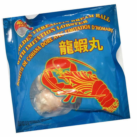 仿龙虾丸<br>Golden Threadfin Bream Ball with Imitation Lobster