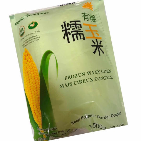 中国地理标志保护产品<br> 有机糯玉米(冷冻)
