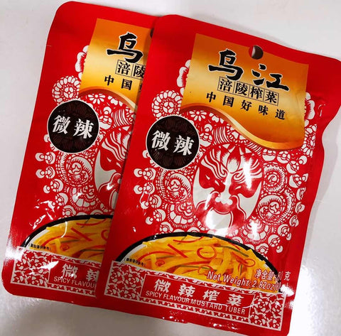 鲜脆菜丝(微辣)<br>乌江涪陵榨菜