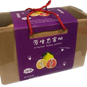 果肉香甜饱满,皮薄多汁<br>圣诞有礼🎄原生态蜜柚礼盒2粒装