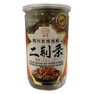 加拿大市场专供<br>四川老坛泡菜•二荆条(长红辣椒)