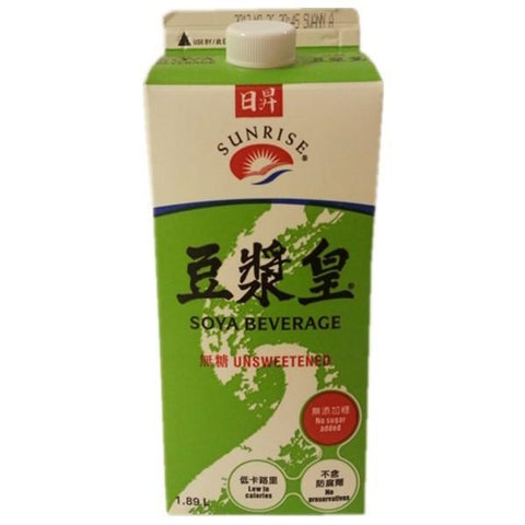 日升无糖豆浆皇<br>Sunrise Soy Beverage Unsweetened